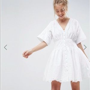 ASOS WHITE MINI DRESS